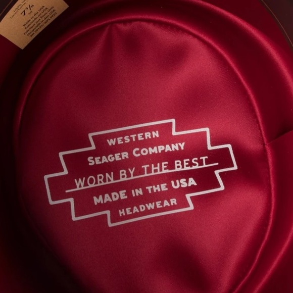 SEAGER L'AMOUR BUCKAROO STRAW HAT - Picture 4 of 4